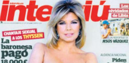 Portada de 'Interviú' en la que aparece Terelu Campos