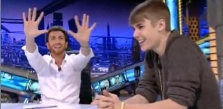 Justin Bieber, en su visita a 'El Hormiguero'