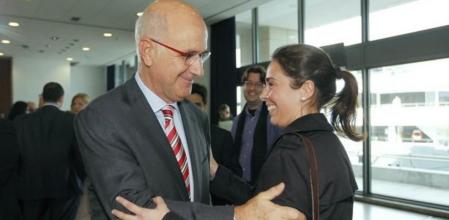 Josep Antoni Duran Lleida, en el World Trade Center de Barcelona