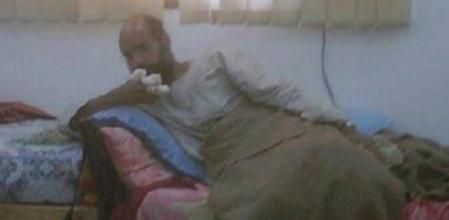 Imagen de Saif al Islam, hijo de Muamar al Gadafi, difundida por la BBC