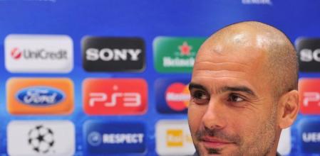 Josep Guardiola, en rueda de prensa