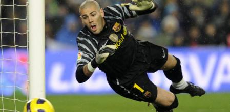 Víctor Valdés se ha convertido en uno de los mejores porteros de la historia del Barça