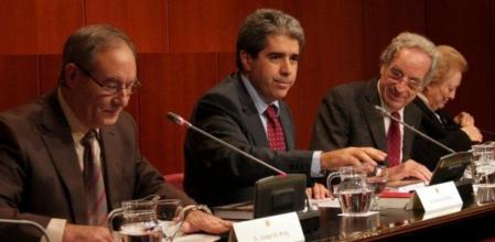 El portavoz del Govern, Francesc Homs, en la presentación del libro 'Història de la Generalitat de Catalunya'