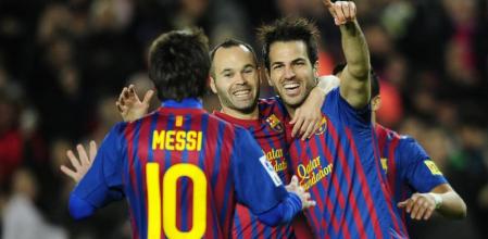 Gran partido de Cesc en el Camp Nou