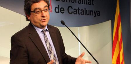 Enric Millo, a la salida de la reunión del PPC con el conseller de Economia, Andreu Mas-Colell, el pasado 7 de diciembre