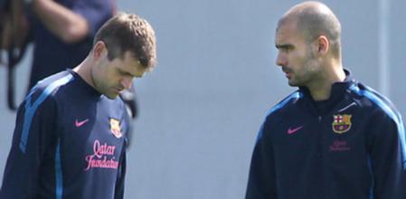 Tito Vilanova se ha reincorporado a los entrenamientos del Barça tras su operación