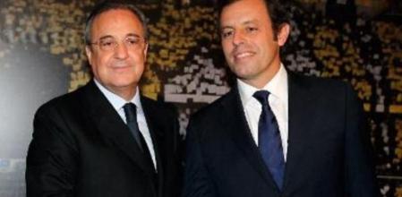 Sandro Rosell y Florentino Pérez