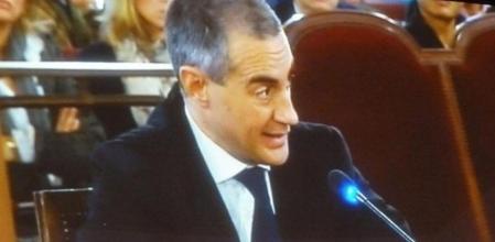 Imagen de Ricardo Costa durante su declaración ante el juez