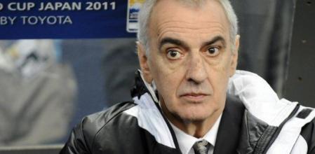 Jorge Fossati, poco antes del partido de cuartos de final que su equipo ganó al Espérance de Túnez