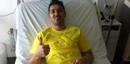 El delantero azulgrana ha subido una foto desde la Quirón a una conocida red social para agradecer el apoyo de los fans