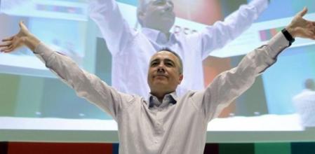 Pere Navarro tras ser elegido primer secretario del PSC
