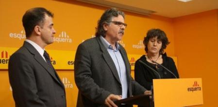 Los diputados de ERC en el Congreso, en rueda de prensa