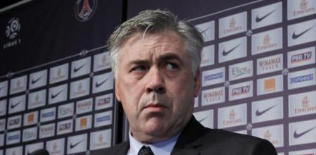 Carlo Ancelotti, en la rueda de prensa en la que fue presentado como técnico del PSG