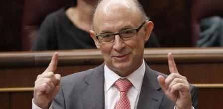 El ministro de Hacienda, Cristóbal Montoro, en el Congreso