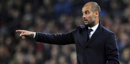 Guardiola, durante el encuentro ante el Betis