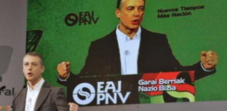 El presidente del PNV, Iñigo Urkullu, durante la Asamblea General del partido