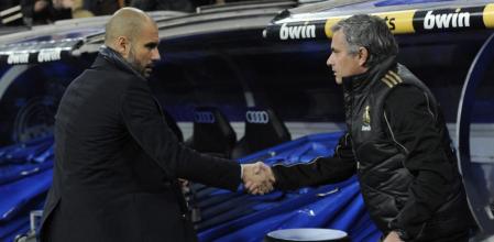 Josep Guardiola y Jose Mourinho