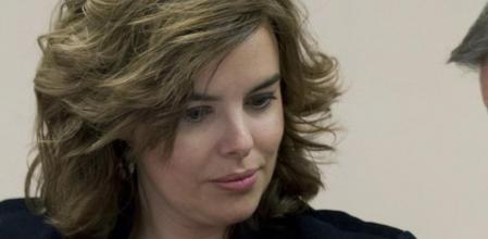 Sáenz de Santamaría, durante su comparecencia ante la Comisión Constitucional del Congreso para informar de las líneas básicas de actuación del Ejecutivo