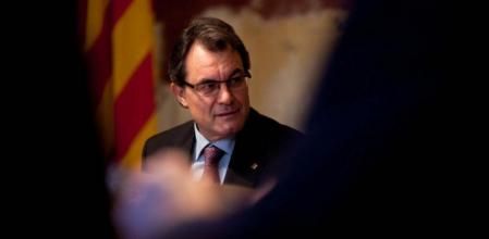 Artur Mas, durante la reunión del Consell Executiu