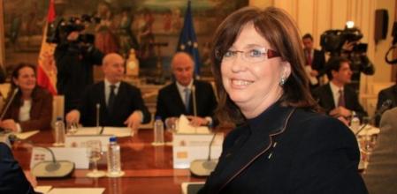 La consellera d'Ensenyament, Irene Rigau, en la Conferencia Sectorial de Educación presidida por el ministro José Ignacio Wert