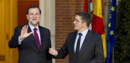 El lehendakari Patxi López y el presidente del Gobierno, Mariano Rajoy, se han reunido en La Moncloa