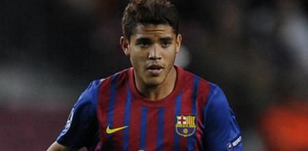 El jugador del Barça Jonathan dos Santos