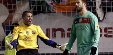 Piqué estuvo lento en defensa en el encuentro contra el Osasuna