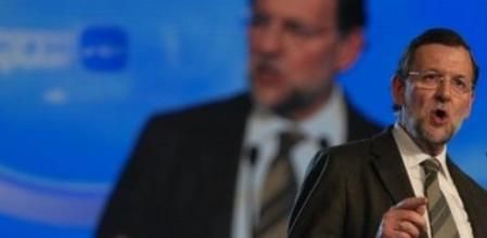 Mariano Rajoy durante el discurso previo a su reelección como presidente del Partido Popular