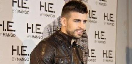 Gerard Piqué durante la rueda de prensa de la presentación de su renovada colaboración con Mango