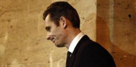 El duque de Palma, Iñaki Urdangarin, a su salida de madrugada de los juzgados de la capital balear