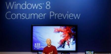 Steven Sinofsky, en un momento de la presentación de Windows8 Consumer Preview