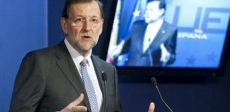 El presidente del Gobierno, Mariano Rajoy, en Bruselas