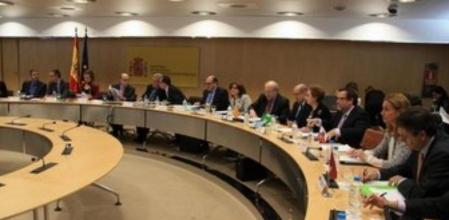 Los consejeros de Economía y Hacienda de la comunidades autónomas, al arranque de la reunión del Consejo de Política Fiscal y Financiera
