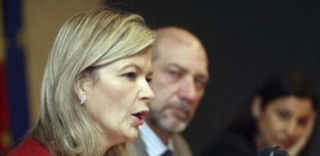 Gabriela Bravo, portavoz del CGPJ, durante el discurso inaugural hoy de las IX Jornadas de Derecho Penal, Derecho Penitenciario y Criminología