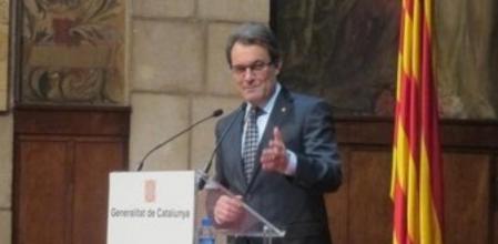 Artur Mas, en un acto del Govern