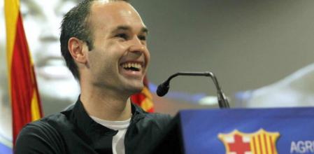 Iniesta recibió el 