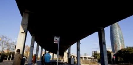 El tambor de Glòries se derribó hace unos años para permitir la circulación de autobuses bajo el anillo