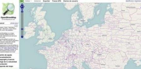 Captura de pantalla de Open Street Map