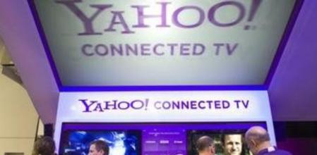Un stand de Yahoo! durante el CES 2011