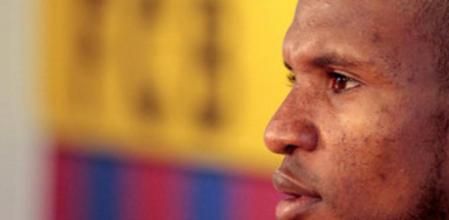 El defensa del Barcelona, Eric Abidal