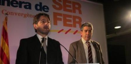 El secretario general adjunto de CDC, Oriol Pujol, en el XVI congreso que celebran desde este viernes hasta el domingo en la Fira de Reus.