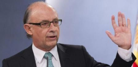 El ministro de Hacienda, Cristóbal Montoro, durante la presentación de los Presupuestos Generales del Estado