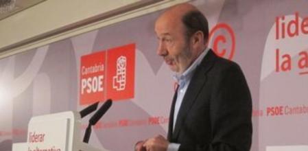 Rubalcaba, en el acto en Cantabria