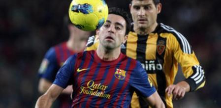 Imagen del partido de Liga de la primera vuelta entre el Barça y el Zaragoza