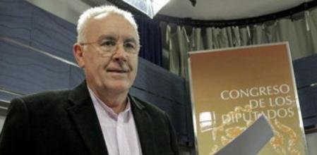 El coordinador federal de IU, Cayo Lara.