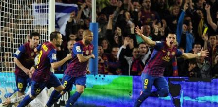El chileno Alexis celebra el gol ante el Real Madrid