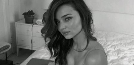 La imagen que Miranda Kerr ha colgado en su cuenta de Twitter