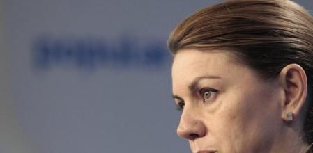 María Dolores De Cospedal, en rueda de prensa