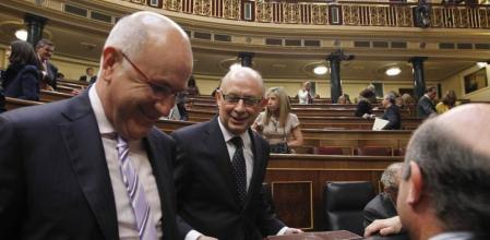 Josep Antoni Duran i Lleida, durante el pleno en el Congreso de los Diputados