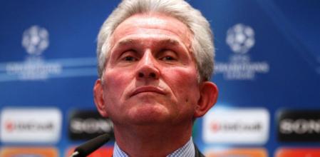Jupp Heynckes del FC Bayern Munich durante la rueda de prensa